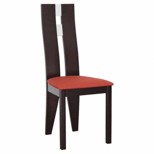 Fa szék, wenge/terakota, BONA