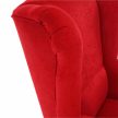 Füles fotel, piros, CHARLOT