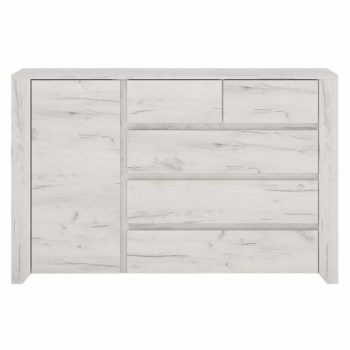 Komód TYP 41, fehér craft, ANGEL