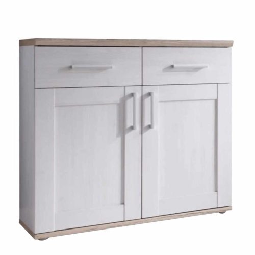 Komód, fehér/san remo, PROVENSAL