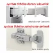 Felsőszekrény, fehér magas fényű HG, LINE BIELA G80