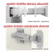 Felsőszekrény, fehér magas fényű HG, jobbos, LINE BIELA