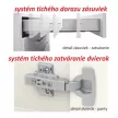 Alsószekrény, fehér magas fényű HG, LINE BIELA