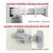 Alsószekrény, fehér magas fényű HG, LINE BIELA
