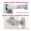 Alsószekrény három fiókkal D60, fehér magas fényű HG, LINE BIELA