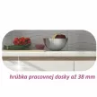Alsószekrény, tölgy sonoma, LINE BIELA