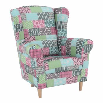 Fotel, patchwork M1, CHARLOT