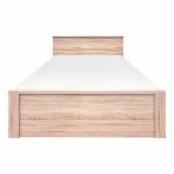 Ágy, DTD laminált, sonoma tölgyfa, NORTY