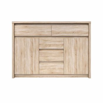 Komód, DTD laminált, Tölgy sonoma, NORTY TYP 10