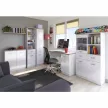 Dohányzóasztal 115, DTD laminált, fehér/tölgy sonoma, TOPTY