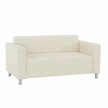 2-személyes, műbőr bézs, HOMKER