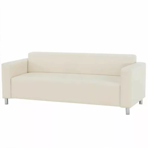 3-személyes, műbőr bézs, HOMKER