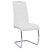 Étkezőszék, fehér/világos varrat, ABIRA NEW