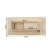 Faliszekrény 1D, tölgy sonoma, TEYO