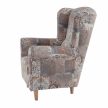 Fotel,szövet vintage barna 1026, Charlot