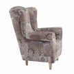 Fotel,szövet vintage barna 1026, Charlot