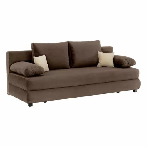 CLIV kanapé, ágyfunkcióval és ágyneműtartóval, Aria 03 capuccino/bézs