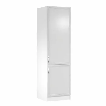   Hűtő beépítő konyhaszekrény D60ZL, jobbos, fehér/sosna Andersen, SICILIA