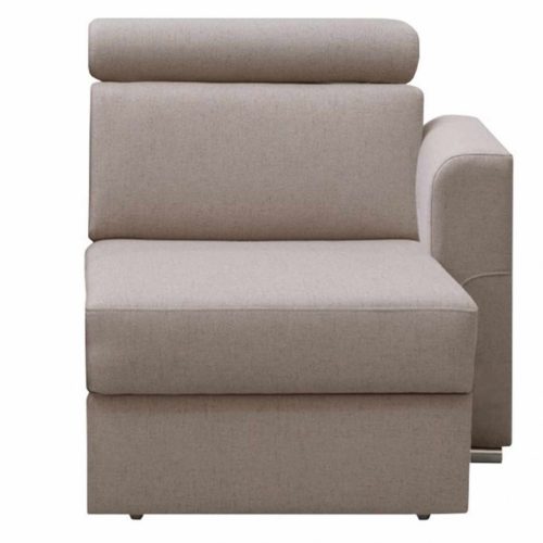1-személyes kanapé 1 BB  J a luxus ülőgarnitúrához, bézs, jobbos, MARIETA