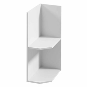 Alsószekrény két polccal D25PZ, jobbos, fehér, PROVANCE