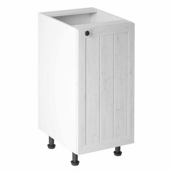 Alsószekrény D40, jobbos, fehér/sosna andersen, PROVANCE