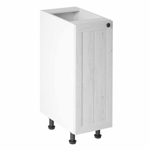 Alsószekrény D30, balos, fehér/sosna andersen, PROVANCE