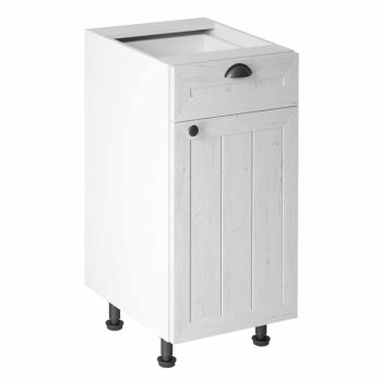   Alsószekrény fiókkal D40S1, fehér/sosna andersen, PROVANCE