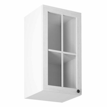   PROVANCE G40S balos felső szekrény üveges ajtóval, fenyő ANDERSEN/fehér