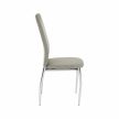 Étkezőszék, bézs melír/króm, OLIVA NEW