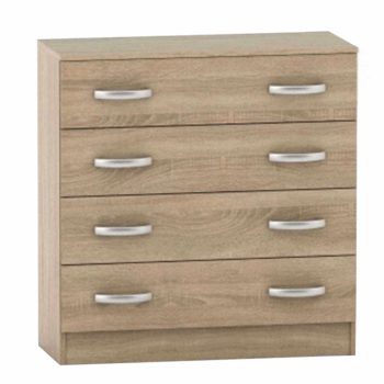4 fiókos komód, sonoma tölgy, BETTY 2 BE02-007-00