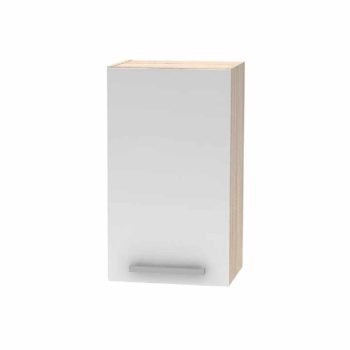   Felső szekrény, fehér/tölgy sonoma, NOVA PLUS NOPL-005-OH