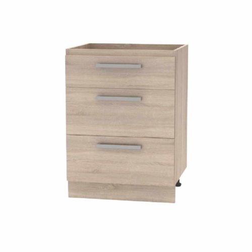 Alsó fiókos szekrény 60, sonoma tölgy, NOVA PLUS NOPL-058-0S