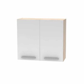 Felső szekrény, NOPL-014-OH, sonoma tölgy/fehér