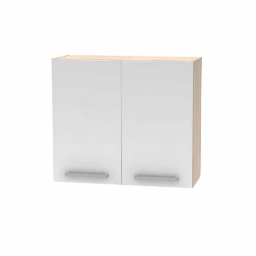 Felső szekrény, NOPL-014-OH, sonoma tölgy/fehér