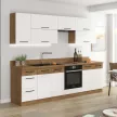 Alsó szekrény, lancelot tölgy/ fehér extra magas fényű HG, VEGA D40 3S BB