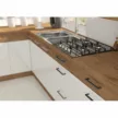 Felső szekrény, lancelot tölgy / fehér extra magas fényű HG, VEGA 60 DKS-210 3S  1F