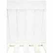 Ágy pótággyal, tűnyalábos fenyőfa, fehér, 90x200, GLAMIS
