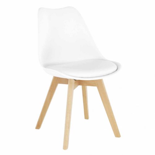 Modern szék, bükk+ fehér, BALI 2 NEW