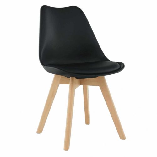 Modern szék, bükk+ fekete, BALI NEW