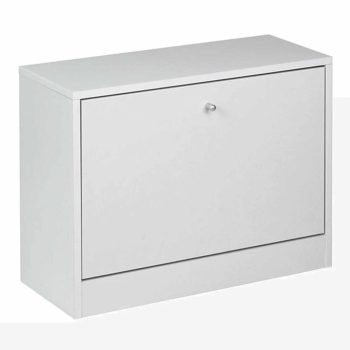 Cipősszekrény, fehér, FATMA NEW