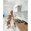 Alsószekrény, fehér/fehér extra magasfényű, balos, AURORA D40S1