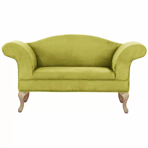 Kanapé, zöld arany, tölgy, FABRICIO