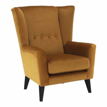 Fotel-füles, rezes/fekete, Rodeza