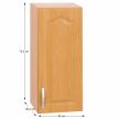 Konyhaszekrény,felső, égerfa LORA MDF NEW KLASIK W40/735