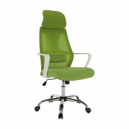Irodai szék, zöld/fehér anyag, TAXIS