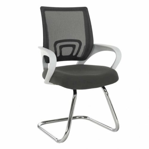 Tágyaló szék, szürke/fehér, SANAZ TYP 3