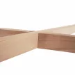 Étkezőasztal, fehér/természetes fa, CYRUS 2  NEW