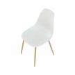 Szék, fehér/natúr, SINTIA