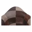 Dizájnos fotel, patchwork/bükk, TERST