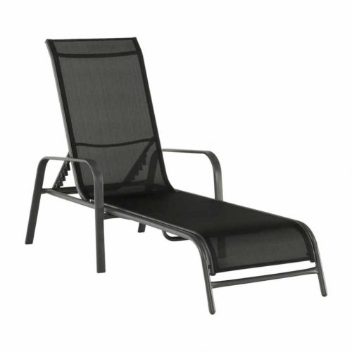 ALDERA  Egymásra rakható szék, szín : fekete / sötétszürke